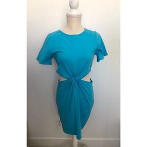Rolla Coaster Electric Blue Cut Out T-shirt Dress - L
